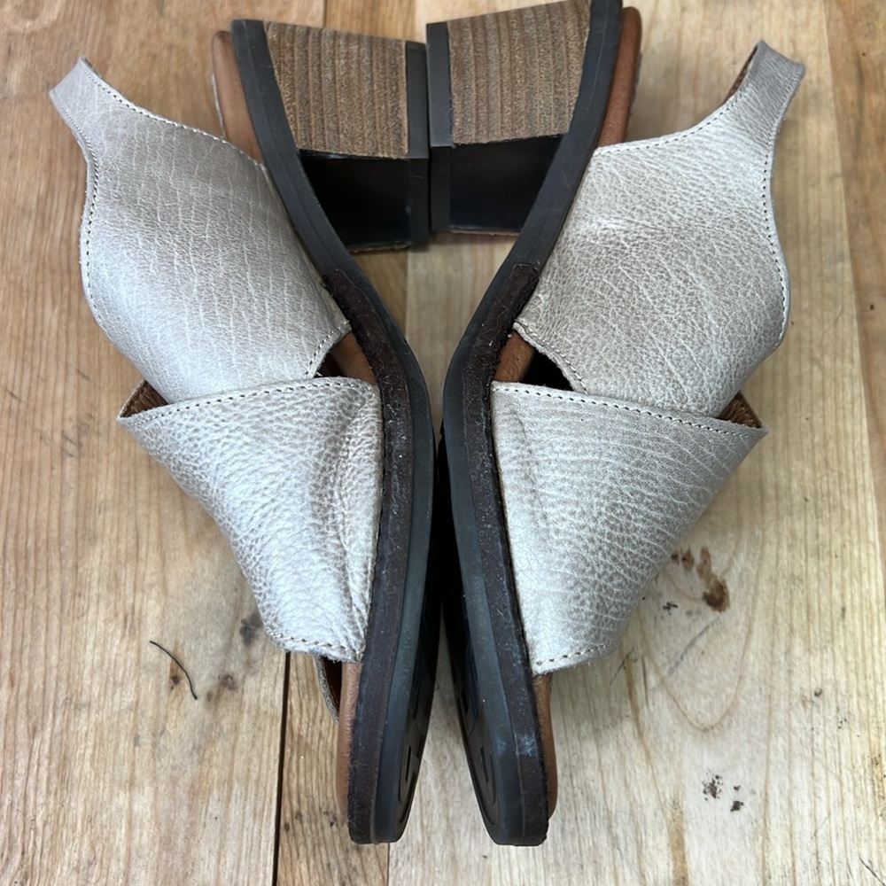 Fly London Silver and Brown Sandals - Picture 3 of 10